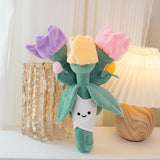 Maxbell Plush Flowers Doll Creative Flowers Toy for Anniversaries sunflower
