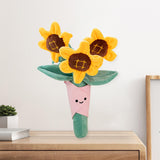 Maxbell Plush Flowers Doll Creative Flowers Toy for Anniversaries sunflower