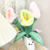 Maxbell Plush Flowers Doll Creative Flowers Toy for Anniversaries calla lily