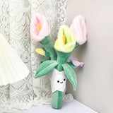 Maxbell Plush Flowers Doll Creative Flowers Toy for Anniversaries calla lily
