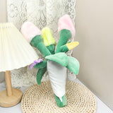 Maxbell Plush Flowers Doll Creative Flowers Toy for Anniversaries calla lily