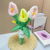 Maxbell Plush Flowers Doll Creative Flowers Toy for Anniversaries calla lily