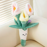 Maxbell Plush Flowers Doll Creative Flowers Toy for Anniversaries calla lily