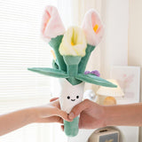 Maxbell Plush Flowers Doll Creative Flowers Toy for Anniversaries calla lily