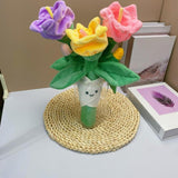 Maxbell Plush Flowers Doll Creative Flowers Toy for Anniversaries bluebells