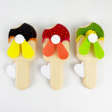 Maxbell Handheld Fan Cartoon Hand Press Portable Mini Fan Random Color Favors