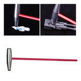 Maxbell Small Hammer for Crafts Hand Tool for Woodworking Jewelry Making Instruments Red