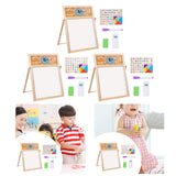 Maxbell Kids Art Easel Double Sided Educational Toy Writing Painting Sketch for Kids English