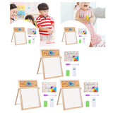 Maxbell Kids Art Easel Double Sided Educational Toy Writing Painting Sketch for Kids English