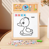Maxbell Kids Art Easel Double Sided Educational Toy Writing Painting Sketch for Kids English