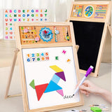 Maxbell Kids Art Easel Double Sided Educational Toy Writing Painting Sketch for Kids English