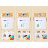 Maxbell Kids Art Easel Double Sided Educational Toy Writing Painting Sketch for Kids English