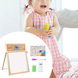 Maxbell Kids Art Easel Double Sided Educational Toy Writing Painting Sketch for Kids English