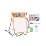 Maxbell Kids Art Easel Double Sided Educational Toy Writing Painting Sketch for Kids English