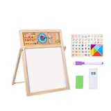 Maxbell Kids Art Easel Double Sided Educational Toy Writing Painting Sketch for Kids Arabic