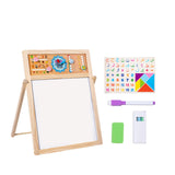 Maxbell Kids Art Easel Double Sided Educational Toy Writing Painting Sketch for Kids Arabic