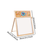 Maxbell Kids Art Easel Double Sided Educational Toy Writing Painting Sketch for Kids Arabic