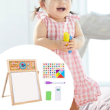 Maxbell Kids Art Easel Double Sided Educational Toy Writing Painting Sketch for Kids Spanish