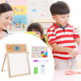 Maxbell Kids Art Easel Double Sided Educational Toy Writing Painting Sketch for Kids Spanish