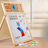 Maxbell Kids Art Easel Double Sided Educational Toy Writing Painting Sketch for Kids Spanish