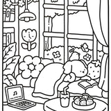 Maxbell Coloring Book 21x21cm for Friends, Family for Holiday Anniversaries Birthday