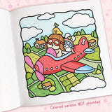Maxbell Coloring Book 21x21cm for Friends, Family for Holiday Anniversaries Birthday