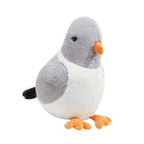 Maxbell Pigeon Plush Toy Collection Creative Ornament Stuffed Animal for Sofa Adults Grey