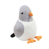 Maxbell Pigeon Plush Toy Collection Creative Ornament Stuffed Animal for Sofa Adults Grey