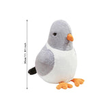 Maxbell Pigeon Plush Toy Collection Creative Ornament Stuffed Animal for Sofa Adults Grey