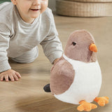 Maxbell Pigeon Plush Toy Collection Creative Ornament Stuffed Animal for Sofa Adults Brown