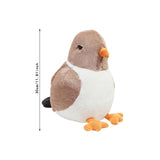 Maxbell Pigeon Plush Toy Collection Creative Ornament Stuffed Animal for Sofa Adults Brown