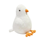 Maxbell Pigeon Plush Toy Collection Creative Ornament Stuffed Animal for Sofa Adults White