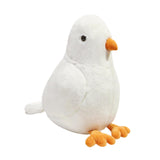 Maxbell Pigeon Plush Toy Collection Creative Ornament Stuffed Animal for Sofa Adults White