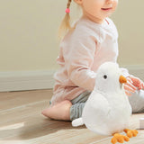 Maxbell Pigeon Plush Toy Collection Creative Ornament Stuffed Animal for Sofa Adults White