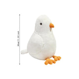 Maxbell Pigeon Plush Toy Collection Creative Ornament Stuffed Animal for Sofa Adults White