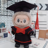 Maxbell Doll Graduation Cap and Gown DIY Detachable Outfit for Most 5-6.5 inch Dolls 3Pcs