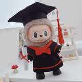 Maxbell Doll Graduation Cap and Gown DIY Detachable Outfit for Most 5-6.5 inch Dolls 3Pcs