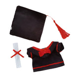 Maxbell Doll Graduation Cap and Gown DIY Detachable Outfit for Most 5-6.5 inch Dolls 3Pcs