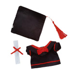 Maxbell Doll Graduation Cap and Gown DIY Detachable Outfit for Most 5-6.5 inch Dolls 3Pcs