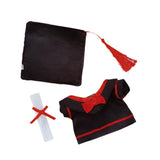 Maxbell Doll Graduation Cap and Gown DIY Detachable Outfit for Most 5-6.5 inch Dolls 3Pcs