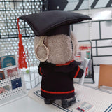 Maxbell Doll Graduation Cap and Gown DIY Detachable Outfit for Most 5-6.5 inch Dolls 4Pcs