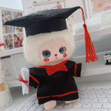 Maxbell Doll Graduation Cap and Gown DIY Detachable Outfit for Most 5-6.5 inch Dolls 4Pcs