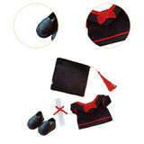 Maxbell Doll Graduation Cap and Gown DIY Detachable Outfit for Most 5-6.5 inch Dolls 4Pcs