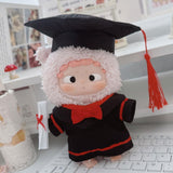 Maxbell Doll Graduation Cap and Gown DIY Detachable Outfit for Most 5-6.5 inch Dolls 4Pcs
