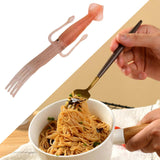 Maxbell Spaghetti Fork Tableware Utensil Adults Pasta Spoon for Noodle Pasta Dessert