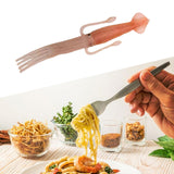Maxbell Spaghetti Fork Tableware Utensil Adults Pasta Spoon for Noodle Pasta Dessert