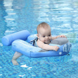 Maxbell Baby Swimming Float Swimming Trainer Water Toy Summer Swimming Hoop for Kids Blue