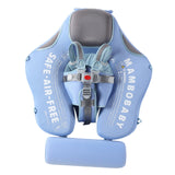 Maxbell Baby Swimming Float Swimming Trainer Water Toy Summer Swimming Hoop for Kids Blue