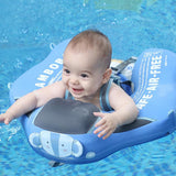 Maxbell Baby Swimming Float Swimming Trainer Water Toy Summer Swimming Hoop for Kids Blue