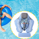 Maxbell Baby Swimming Float Swimming Trainer Water Toy Summer Swimming Hoop for Kids Blue